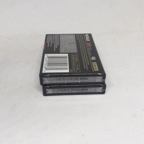 Fuji DR-I Normal Bias 90 Minute Audio Blank Cassette-Lot of 2-Extraslim Case-NEW - Picture 4 of 6